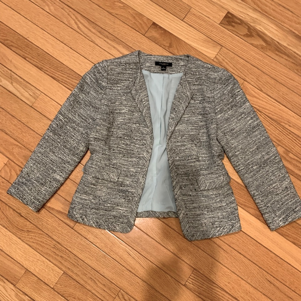 Ann Taylor 3/4 Sleeve Tweed Jacket